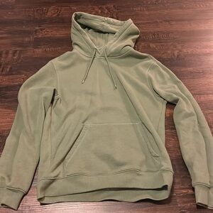 green womens hoodie.